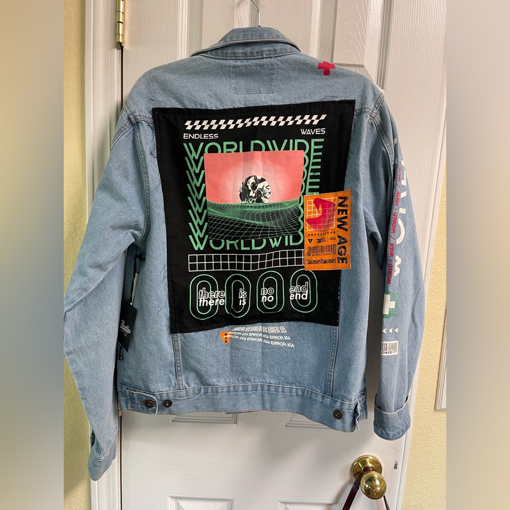 NWT Brooklyn Cloth Mens Jean Jacket Sz Lg